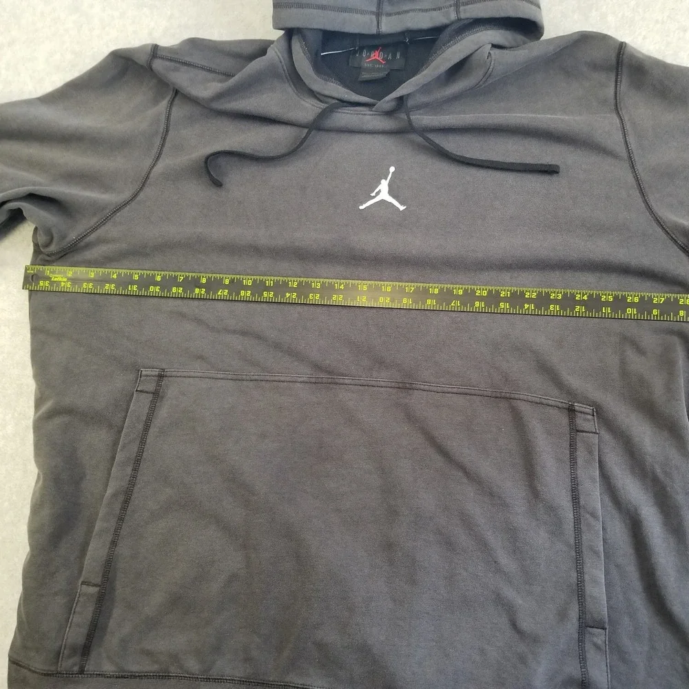 Jordan Hoodie Mens 3XL Black Faded Nike Jumman‎ Basketball Athletic Center Hit